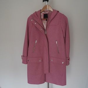 J. CREW Wool Melton Duffle Coat